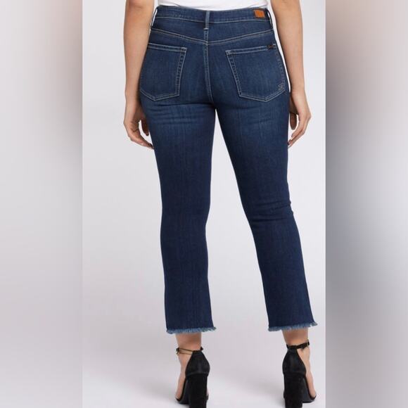 Seven 7 Women’s Jean SOHO High Rise Straight Denim 8 Distressed Hayden Stretch - Picture 2 of 12